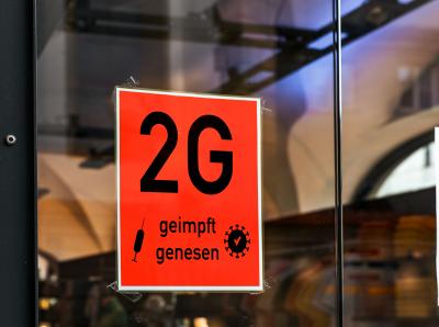 2G - Einlass nur geimpft oder genesen