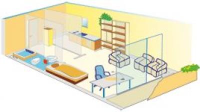 .Mit Balkon: Nur für Studenten - 1 Zimmer-Apartment, Rödgener Str. 83, Gießen.