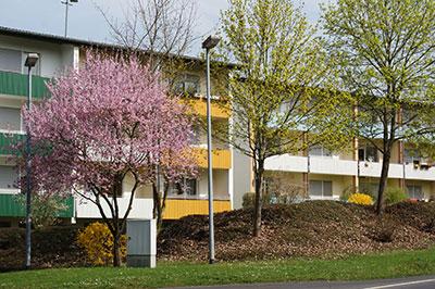 .Nur für Studierende: 1 Zimmer-Apartment mit überdachtem Balkon, Gießen, Rödgener Str. 85.