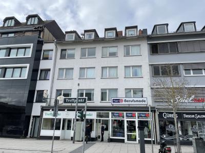 .Helle und gut geschnittene 2 Zimmer-Wohnung in top Lage zum Marburger Bahnhof, Bahnhofstr. 32.