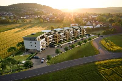 .Wohntraum in exklusivem Neubau: Lichtdurchflutete, moderne und schöne 3 Zimmer-Wohnung mit Balkon in Niederweimar, Umgehungsstr. 10.